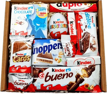Kinder Zestaw Słodyczy Paczka Dla Dzieci Kosz Na Urodziny Mikołaj - zdjęcie 2