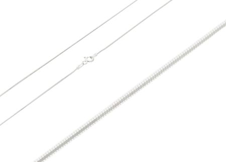 Intergold Srebrny łańcuszek nierodowany kostka pr. 925 43 cm - zdjęcie 3