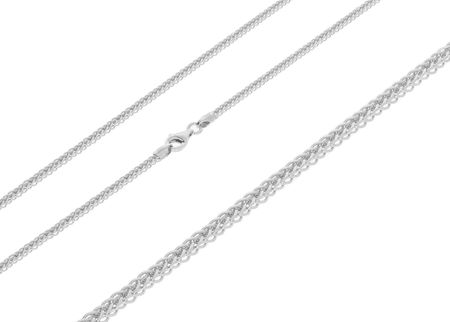 Intergold Srebrny łańcuszek rodowany Próby 925 50 cm - zdjęcie 3