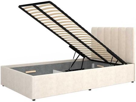 Dolmar Łóżko 160X200 Z Pojemnikiem Mossa 12 (MOSSA160BEŻOWY) - zdjęcie 3