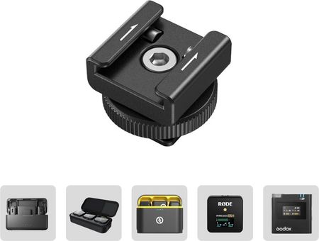 Bezprzewodowy uchwyt mikrofonu SmallRig 4822 Wireless Microphone Support with Cold Shoe Mount - zdjęcie 3