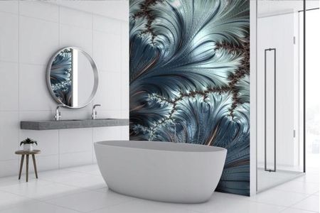 Fototapeta Niebieski Płyn Do Sypialni Salonu Łazienki 300X300 - zdjęcie 2