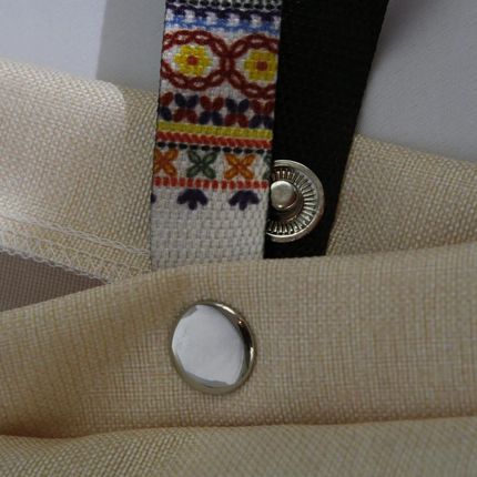 Torba folk krzczonowski impregnowana beżowa - zdjęcie 6