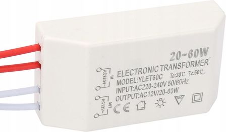 Abb Transformator Elektroniczny 220V Do Ac 12V YLET60C - zdjęcie 4