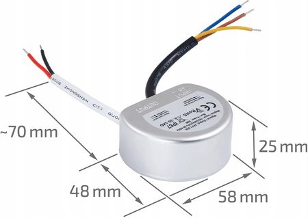 Led Expert Zasilacz Led Dopuszkowy 12V 2.5A 30W Ip67 LEX3012D - zdjęcie 2