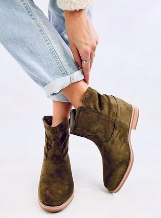 Botki na ukrytym koturnie DEER GREEN 39 - zdjęcie 4