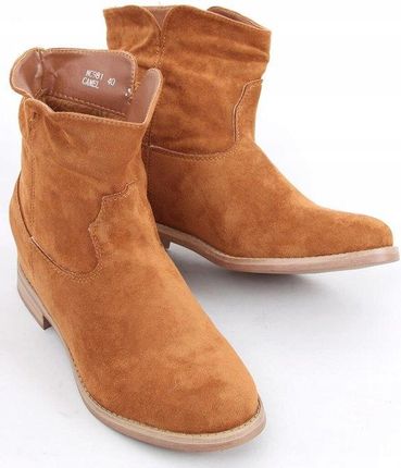 Botki na ukrytym koturnie DEER CAMEL 40 - zdjęcie 3