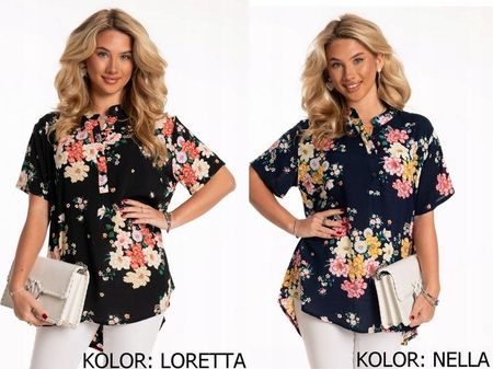 Świetna Wygodna Kobieca BLUZKA Koszula Plus Size Dużo Rozmiarów Kolorów - zdjęcie 4