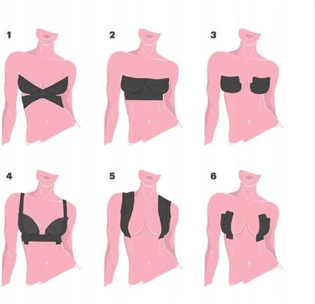 BOOB TAPE TAŚMA UNOSZĄCA BIUST MODELUJĄCA +OSŁONKI - zdjęcie 4