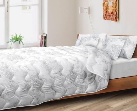 Aio Factory Kołdra 220X240cm Całoroczna Antyalergiczna Mikrofibra Drukowana Silikon - zdjęcie 4