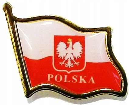 Wpinka Przypinka Flaga Polski Patriotyczna 8szt. - zdjęcie 2