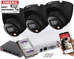 Zdjęcie Dahua Zestaw 3 Kamery Ip 6Mpx Ipc-Hdw1639T-A-Il-0280B-S6 + Dysk 1Tb (Z51752T3) - Jarosław