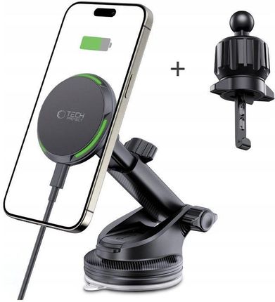 Tech-Protect Tech Protect Qi2 Magsafe Wireless Charger 15W Czarny - zdjęcie 4