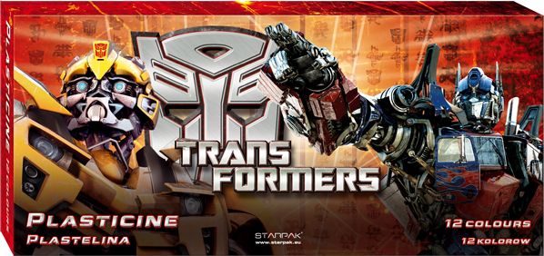 Starpak Plastelina 12 Kolorów Transformers