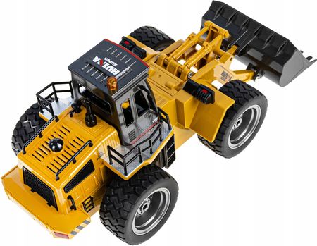 Click4Toys Zdalnie Sterowany Duży Spychacz Buldożer Rc Led Pojazd Budowlany Pilot - zdjęcie 2