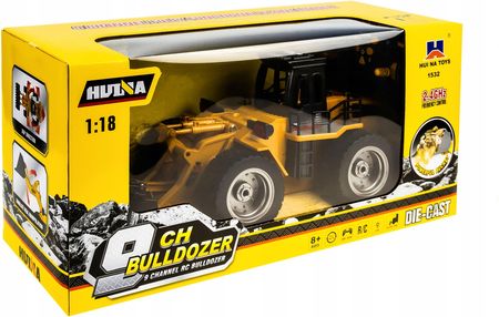 Click4Toys Zdalnie Sterowany Duży Spychacz Buldożer Rc Led Pojazd Budowlany Pilot - zdjęcie 5