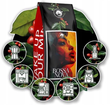 Kawa zianrista 1kg x2 BossaNova+Toucano 100% Arabica do ekspresu 1kg x2 - zdjęcie 4