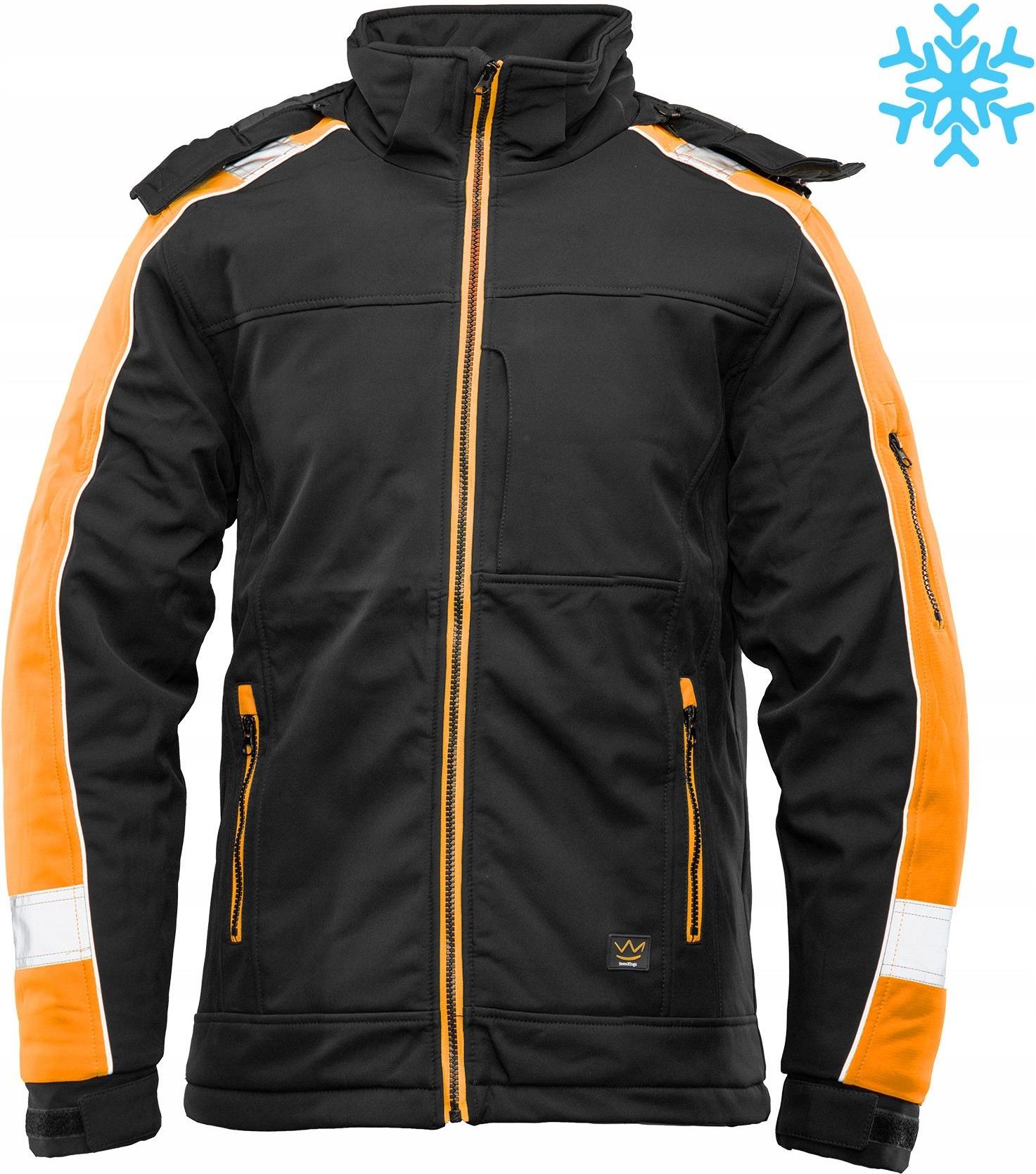 Seven Kings Kurtka Robocza Softshell Ocieplana Odblaskowa Wodoodporna