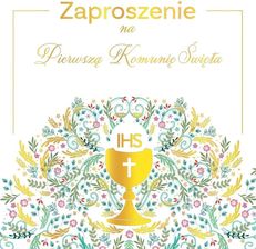 Zdjęcie Henry Zaproszenie Komunia Pattern Ihs 5szt. - Barlinek