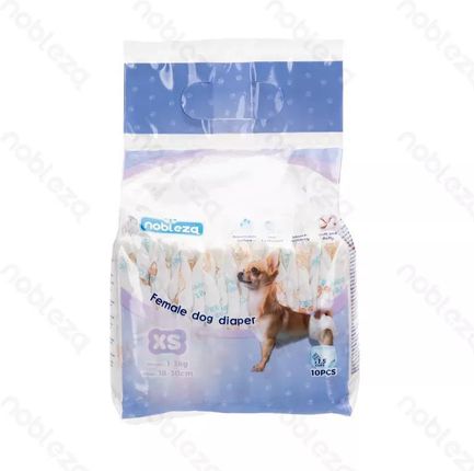 Pieluchy dla suczek XS 32x27cm opakowanie 10 sztuk chłonne i wygodne - zdjęcie 4