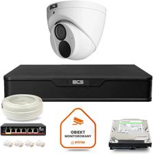 Zdjęcie Bcs Zestaw Monitoringu Ip Point 1X Kamera Bcs-P-Eip28Fwr3-Ai2 Rejestrator Z Dyskiem 1Tb (Z49052T1) - Piaseczno
