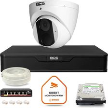 Zdjęcie Bcs Zestaw Monitoringu Ip Point 1X Kamera Bcs-P-Eip14Fsr3 Rejestrator Z Dyskiem 1Tb (Z48897T1) - Oleśnica