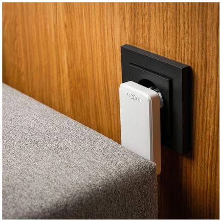 Fixed Ładowarka Sieciowa Slim Gan Charger 45W Pd 3 0 2X Usb C Biała - zdjęcie 6
