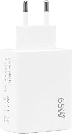 4Kom.Pl Ecobox Ładowarka Sieciowa USB + 2xTyp-C 65W PD PPS Biała - zdjęcie 3