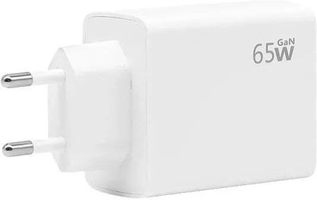 4Kom.Pl Ecobox Ładowarka Sieciowa USB + 2xTyp-C 65W PD PPS Biała - zdjęcie 4