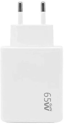 4Kom.Pl Ecobox Ładowarka Sieciowa USB + 2xTyp-C 65W PD PPS Biała - zdjęcie 2