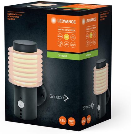Ledvance Kinkiet Ogrodowy Endura Style Rondo Wall Sensor Antracyt 4058075835160 - zdjęcie 3
