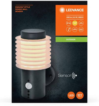 Ledvance Kinkiet Ogrodowy Endura Style Rondo Wall Sensor Antracyt 4058075835160 - zdjęcie 2