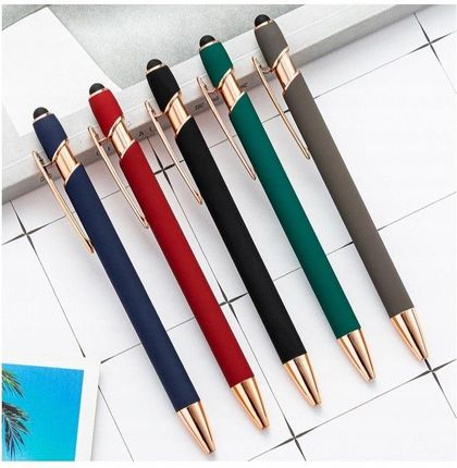 Ecarla Długopis Metalowy Touch Pen Soft Zieleń Dl03 - zdjęcie 2