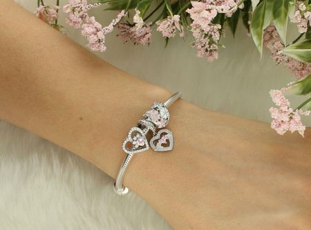 Charms zawieszka srebrna Ag 925 Serce ze skrzydłami DIA-CHA-IM0590624CH-925 - zdjęcie 2
