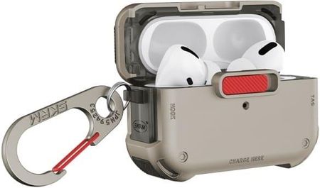 Skinarma Etui Mecha Airpods Pro 2 Titanium - zdjęcie 2