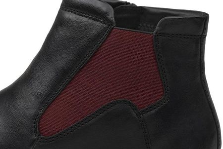 Trzewiki Botki JOSEF SEIBEL 95604 MA015 191 H Anna 04 Schwarz Czarne - zdjęcie 2