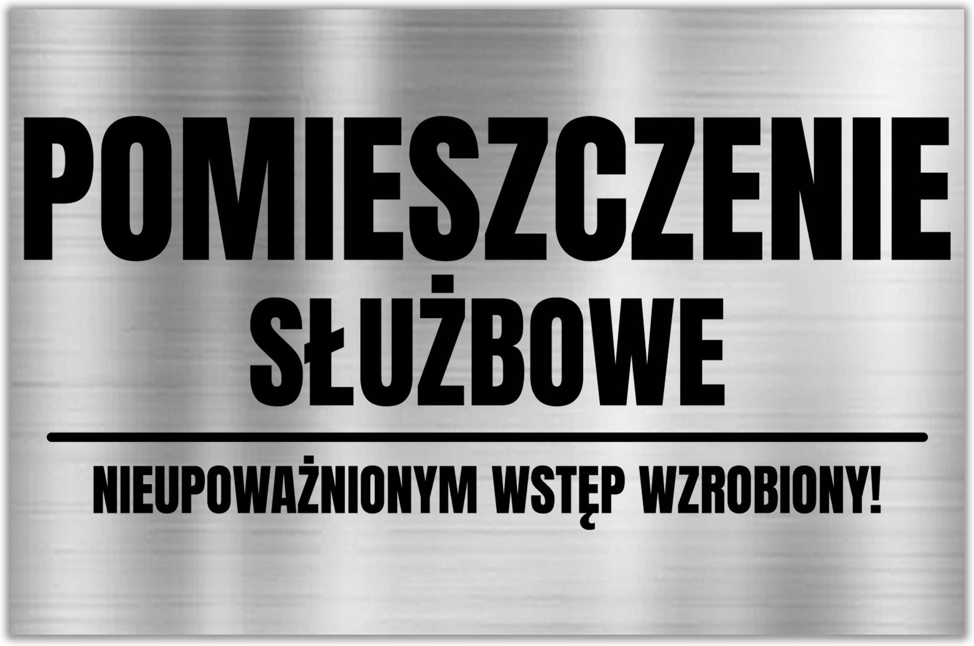 Tabprint Tabliczka Dibond 32x21 Srebrny Pomieszczenie Służbowe Opinie