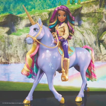 Spin Master Unicorn Academy Zestaw Sophia & Wildstar dziewczyna i jednorożec ze światłem+ akcesoria - zdjęcie 2