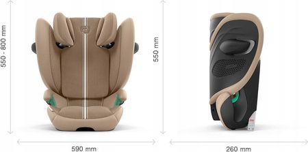 Cybex Solution G2 I-Fix Plus 15-50Kg Stone Grey - zdjęcie 3