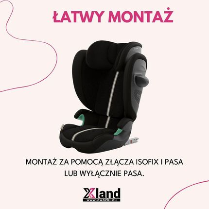 Cybex Solution G2 I-Fix 15-50Kg Magic Black - zdjęcie 4