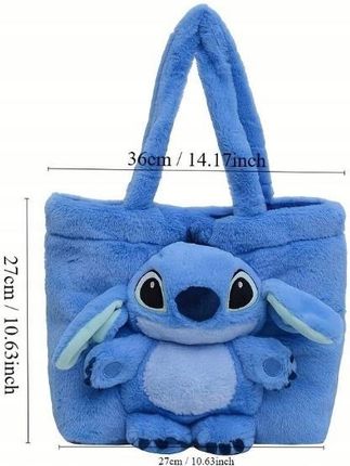 TOREBKA PLUSZAK STICH STITCH MASKOTKA PLUSZOWA TOREBECZKA NA RAMIĘ DZIECI - zdjęcie 3