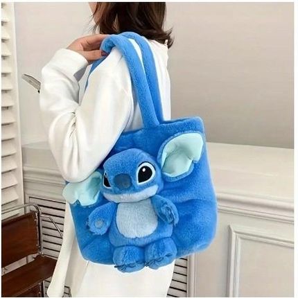 TOREBKA PLUSZAK STICH STITCH MASKOTKA PLUSZOWA TOREBECZKA NA RAMIĘ DZIECI - zdjęcie 2