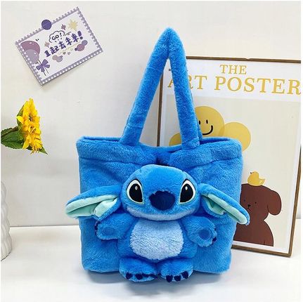 TOREBKA PLUSZAK STICH STITCH MASKOTKA PLUSZOWA TOREBECZKA NA RAMIĘ DZIECI - zdjęcie 3