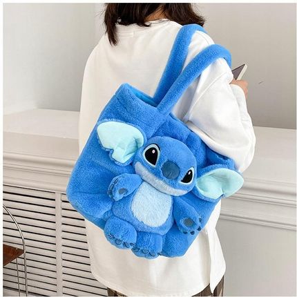 TOREBKA PLUSZAK STICH STITCH MASKOTKA PLUSZOWA TOREBECZKA NA RAMIĘ DZIECI - zdjęcie 6