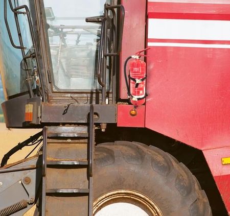 Mobiak Zestaw Kombajn Bizon Ciągnik Autobus Gaśnica 6Kg - zdjęcie 6