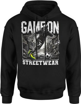 Game On Streetwear Męska bluza z kapturem (L, Granatowy) - zdjęcie 2