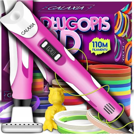 Galaxia Długopis 3D Dla Dzieci Drukarka 3 D Pen Zestaw i Wkłady Pla 110 Metrów (PRP) - zdjęcie 5