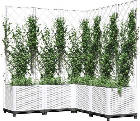 Dkd Home Decor Skrzynka Z Kratką Biała 120X120X136cm Pp - zdjęcie 2