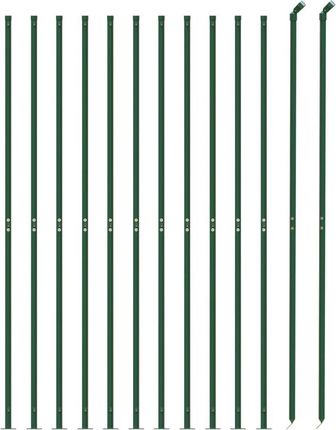 Dkd Home Decor Ogrodzenie Z Siatki Drucianej Z Kołnierzem Uziemiającym Zielone 2X25m 459154158 - zdjęcie 2
