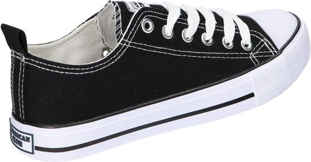 AMERICAN CLUB LH08 ORYGINALNE, PRZEWIEWNE TRAMPKI TENISÓWKI BLACK 40 - zdjęcie 3